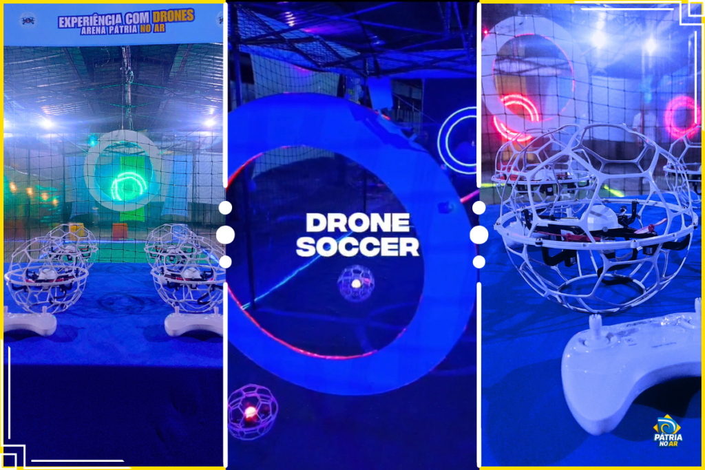 Arena Pátria no ar - Futebol de Drone no Rio de Janeiro